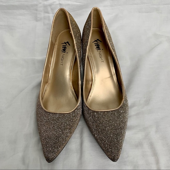 DSW Silver and Gold Sparkly heels - Picture 2 of 5